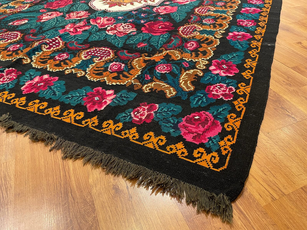 Original Eski Karabag Handwoven Kilim – 240X395 by Camel Carpet
