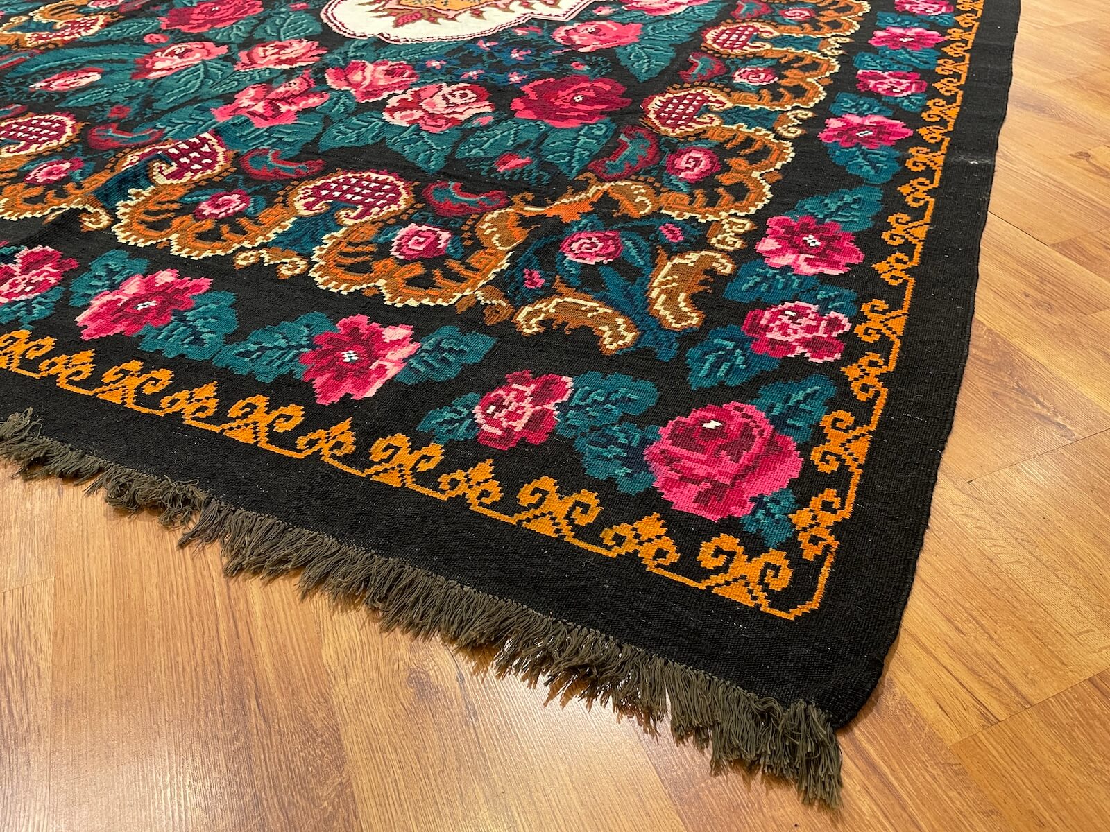 Original Eski Karabag Handwoven Kilim – 240X395 by Camel Carpet