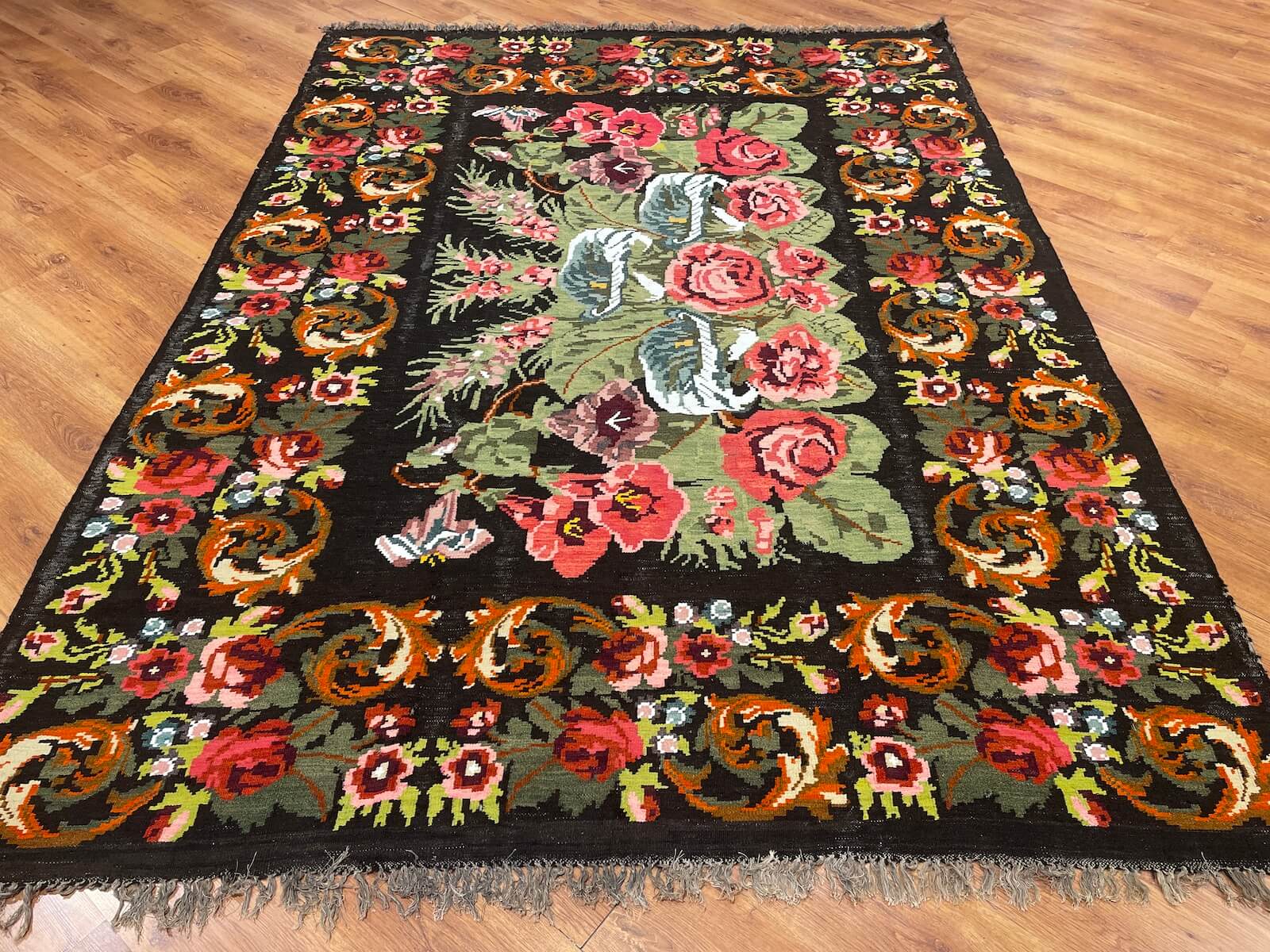 Original Eski Karabag Handwoven Kilim – 215X293 by Camel Carpet