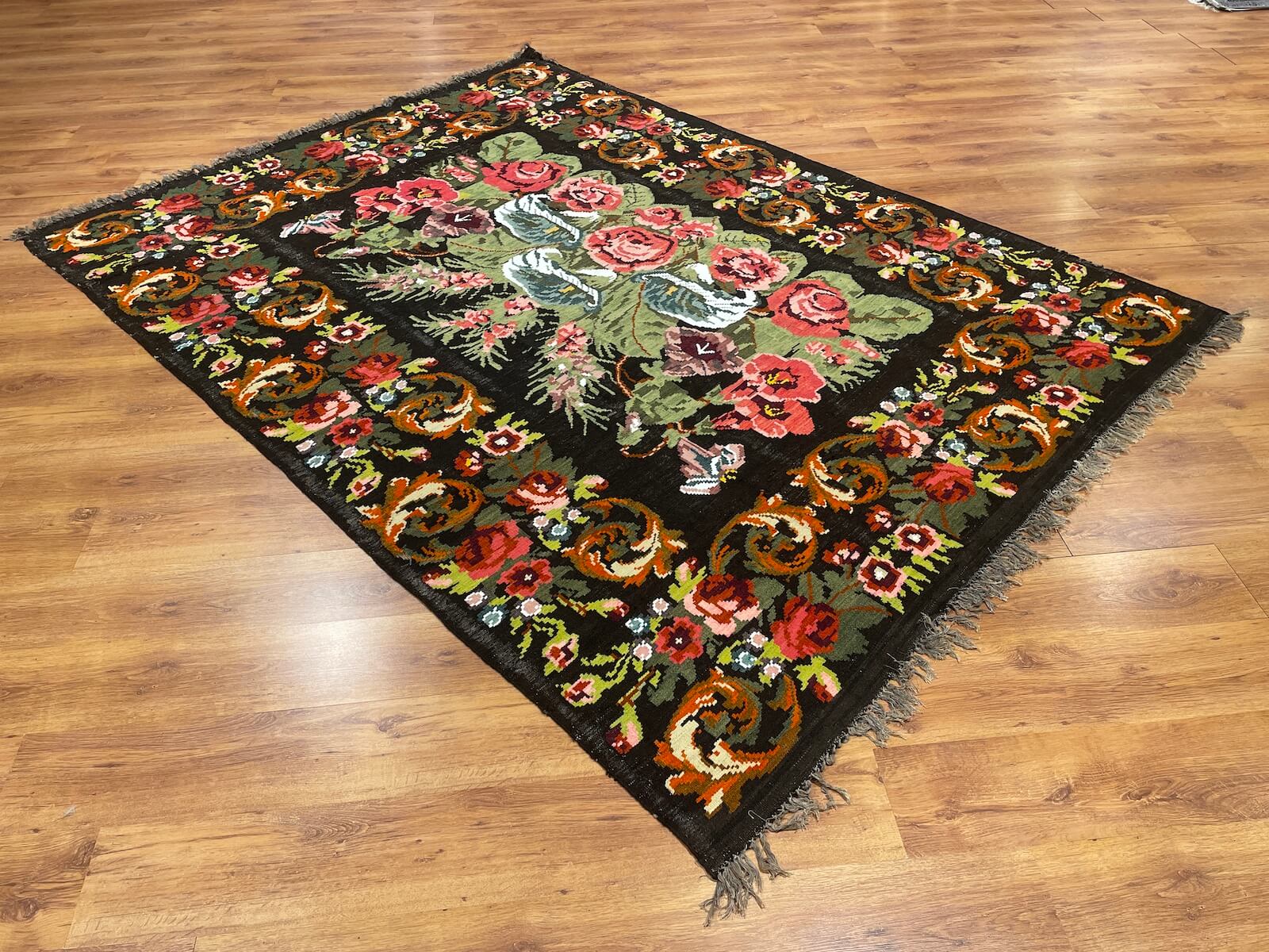 Original Eski Karabag Handwoven Kilim – 215X293 by Camel Carpet