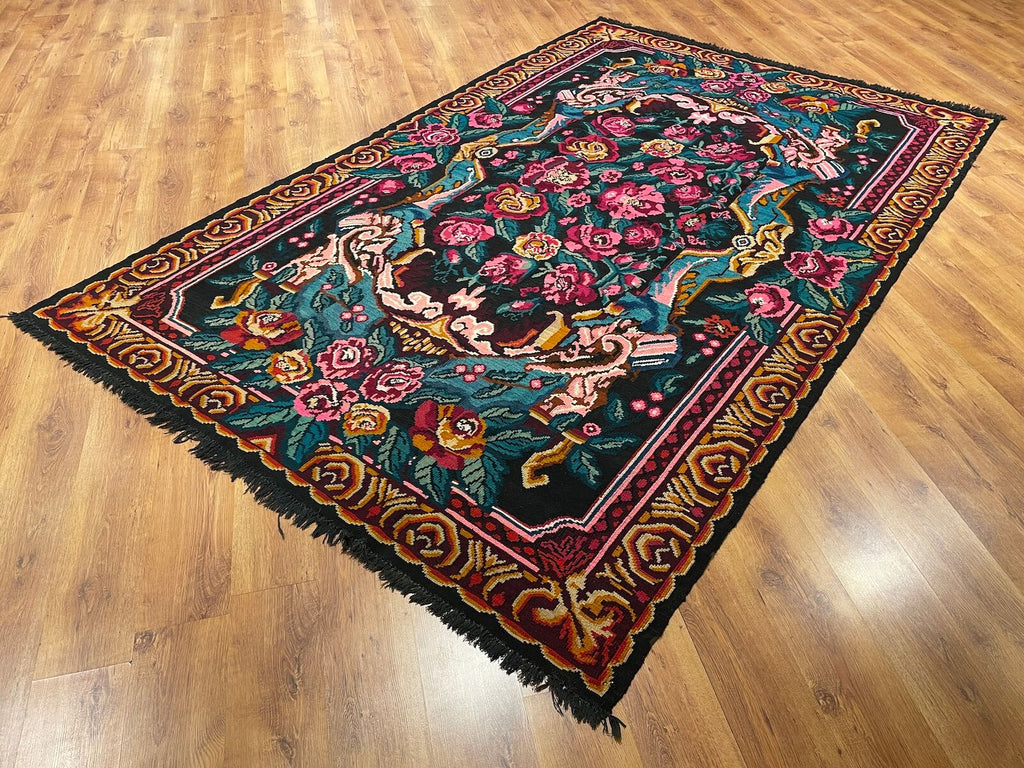 Original Eski Karabag Handwoven Kilim – 219X347 by Camel Carpet