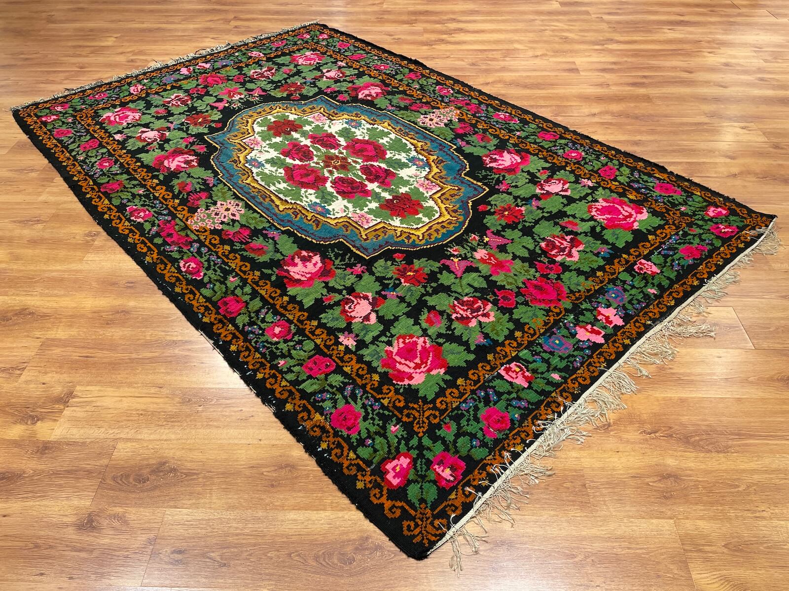 Original Eski Karabag Handwoven Kilim – 209X318 by Camel Carpet