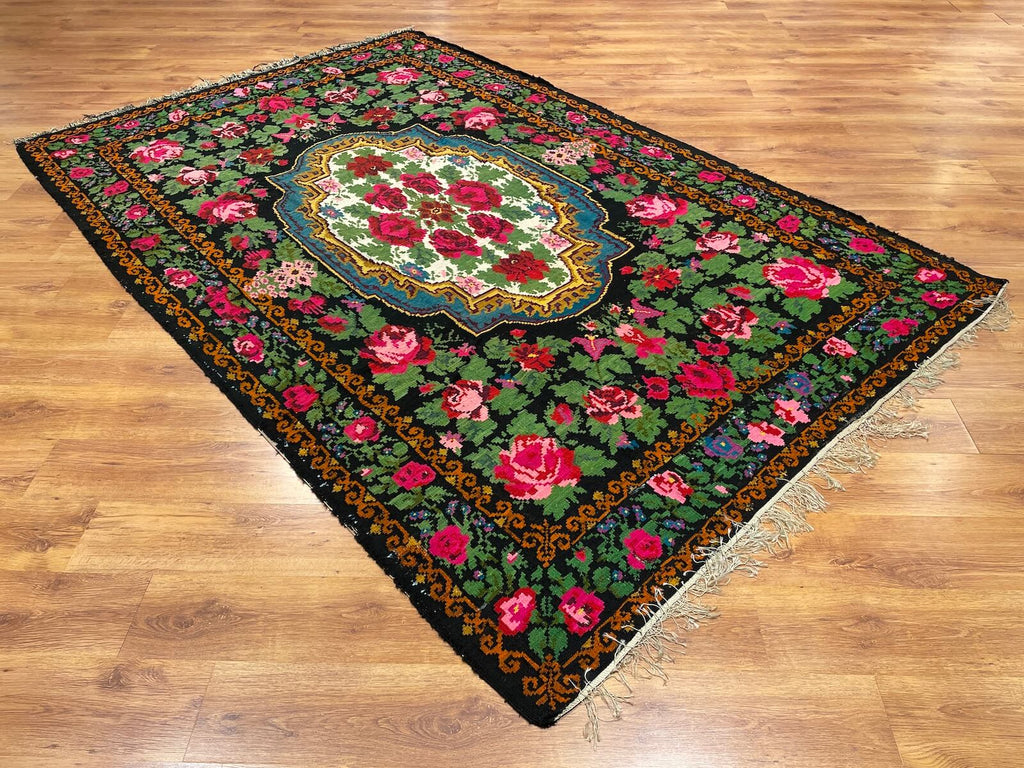 Original Eski Karabag Handwoven Kilim – 209X318 by Camel Carpet