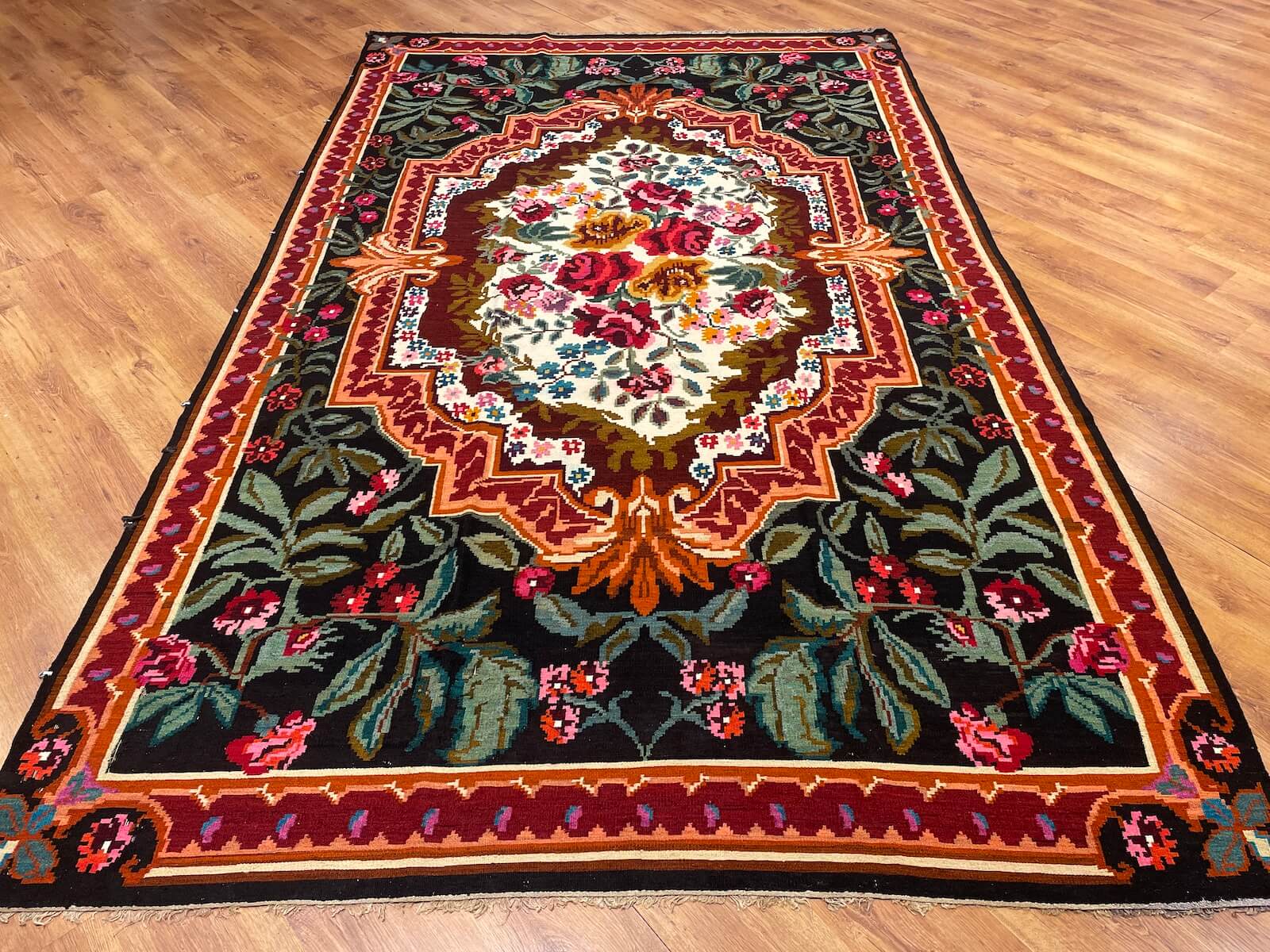 Original Eski Karabag Handwoven Kilim – 205X339 by Camel Carpet