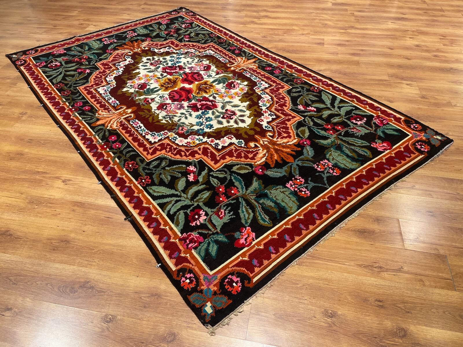 Original Eski Karabag Handwoven Kilim – 205X339 by Camel Carpet