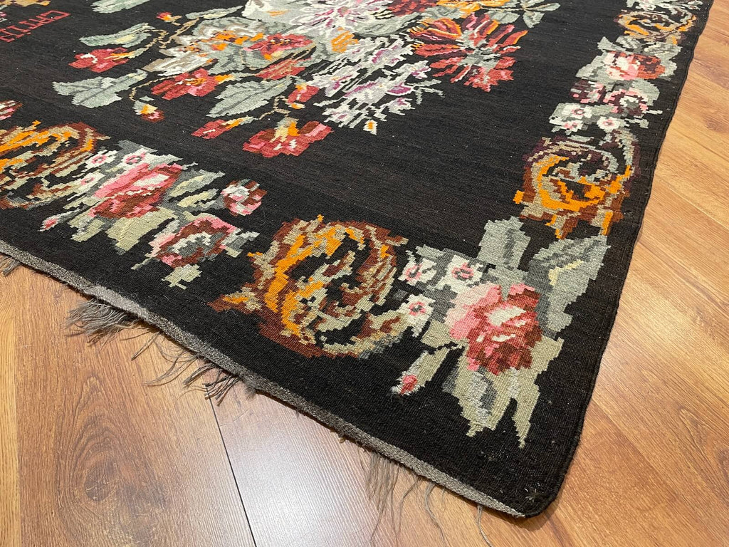 Original Eski Karabag Handwoven Kilim – 187X406 by Camel Carpet