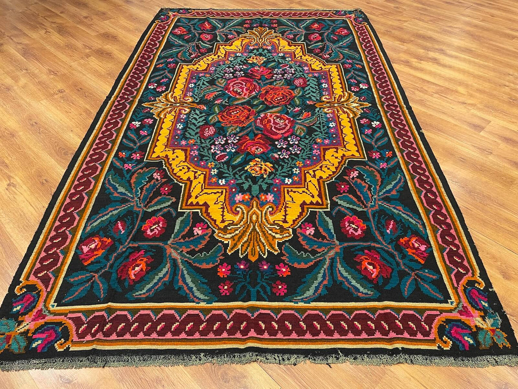 Original Eski Karabag Handwoven Kilim – 207X340 by Camel Carpet