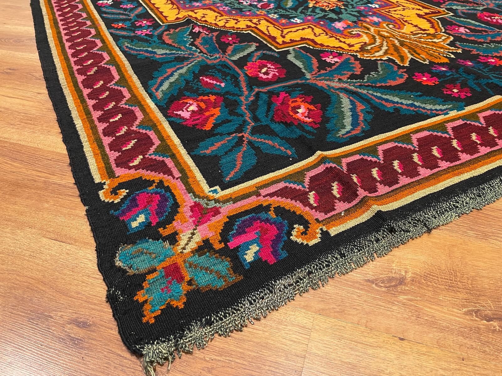 Original Eski Karabag Handwoven Kilim – 207X340 by Camel Carpet