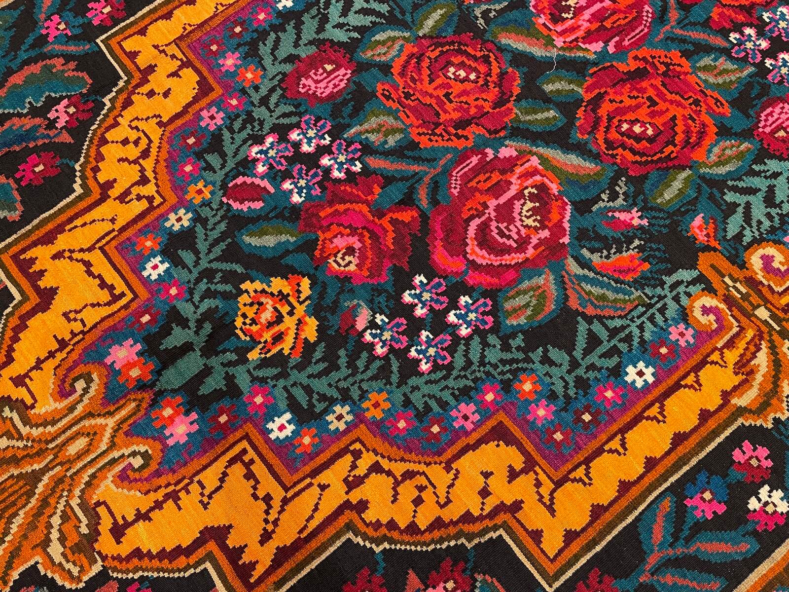 Original Eski Karabag Handwoven Kilim – 207X340 by Camel Carpet