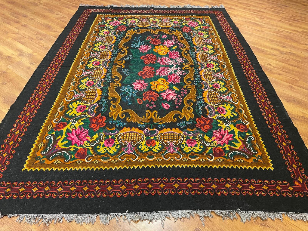 Original Eski Karabag Handwoven Kilim – 257X363 by Camel Carpet