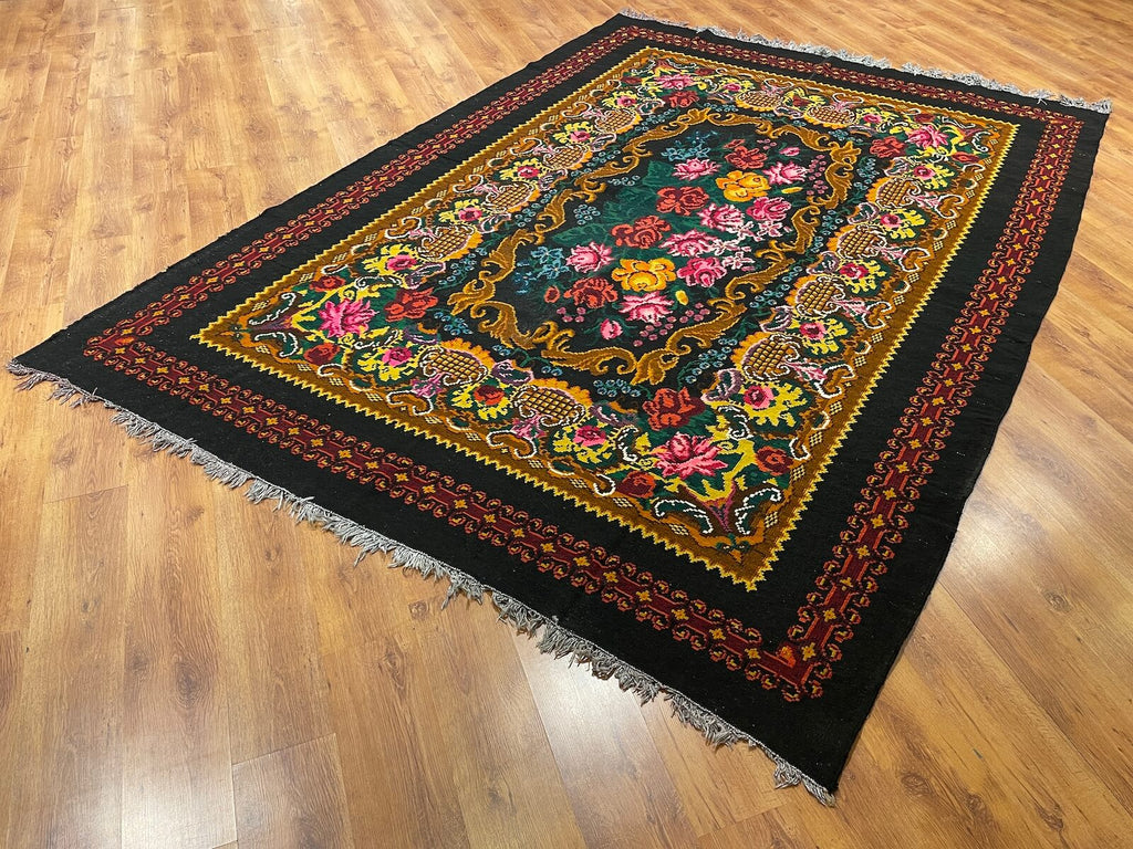 Original Eski Karabag Handwoven Kilim – 257X363 by Camel Carpet
