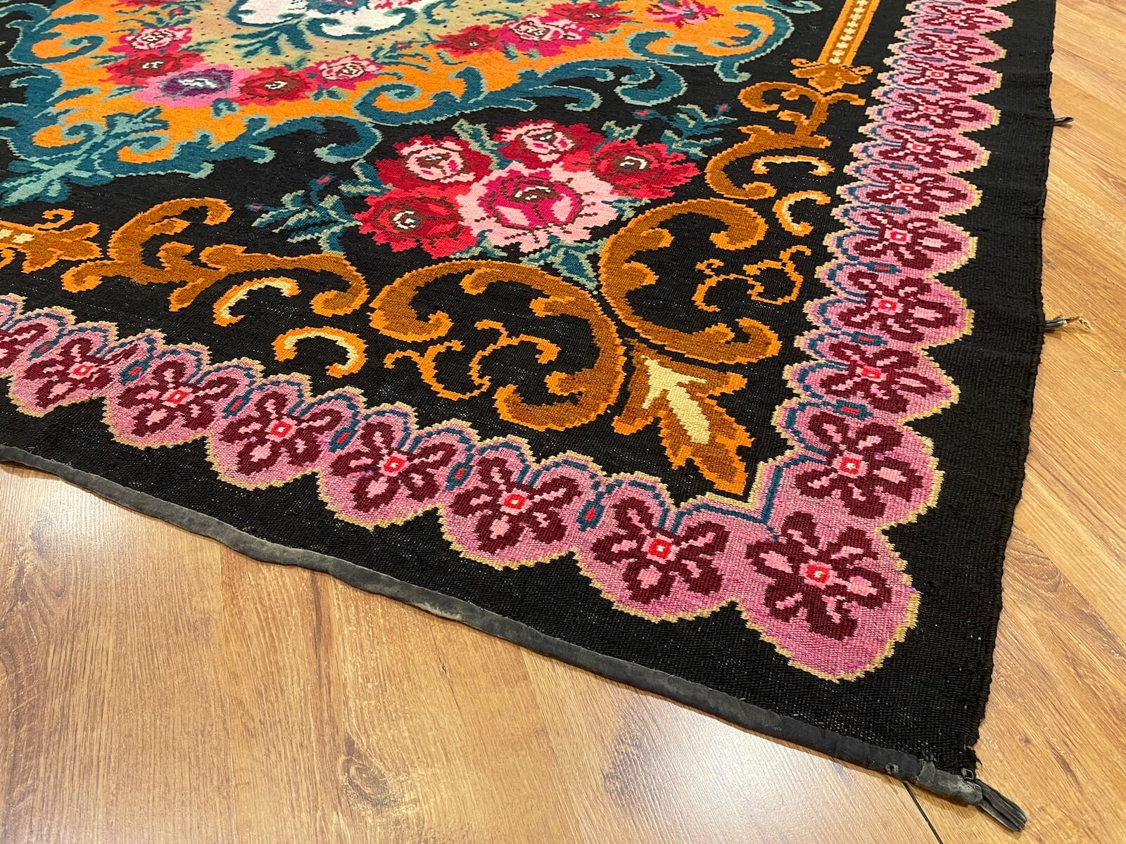 Original Eski Karabag Handwoven Kilim – 227X309 by Camel Carpet