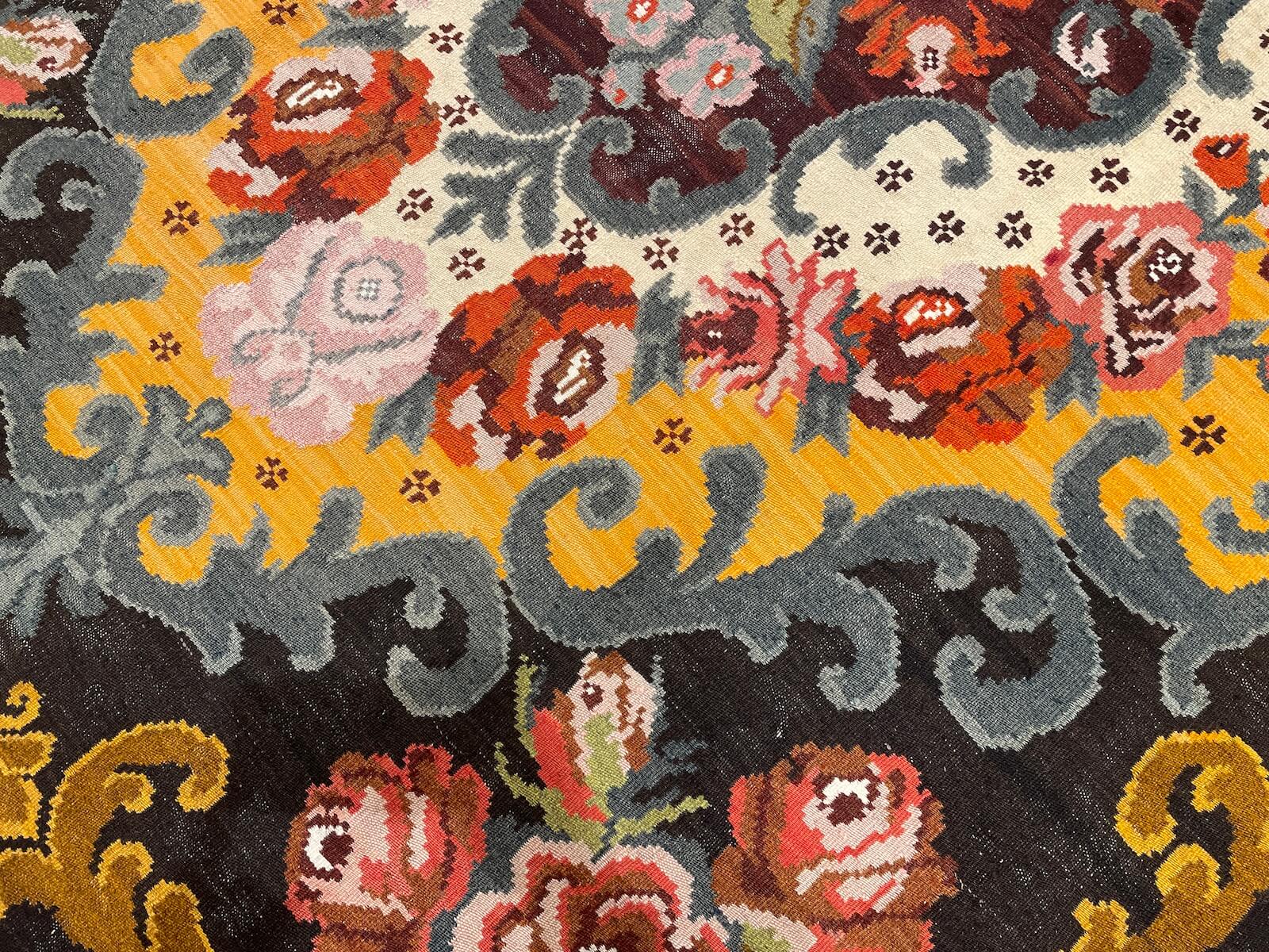 Original Eski Karabag Handwoven Kilim – 200X319 by Camel Carpet
