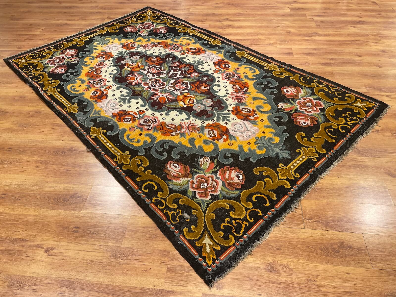 Original Eski Karabag Handwoven Kilim – 200X319 by Camel Carpet