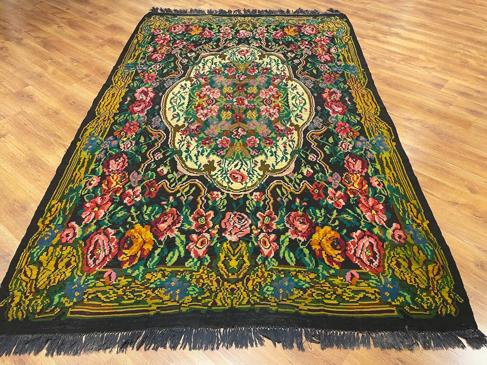 Original Eski Karabag Handwoven Kilim – 213X331 by Camel Carpet