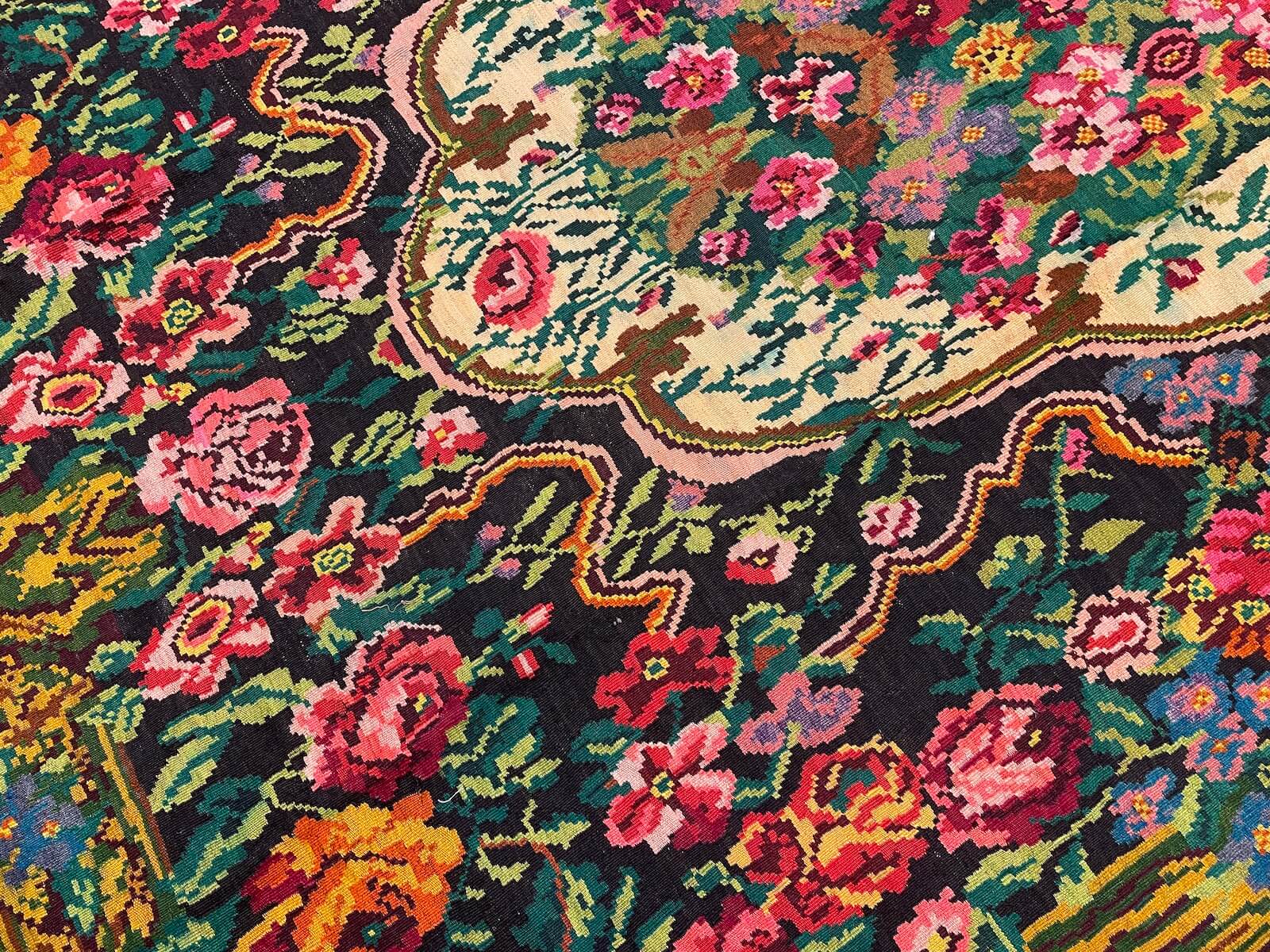 Original Eski Karabag Handwoven Kilim – 213X331 by Camel Carpet