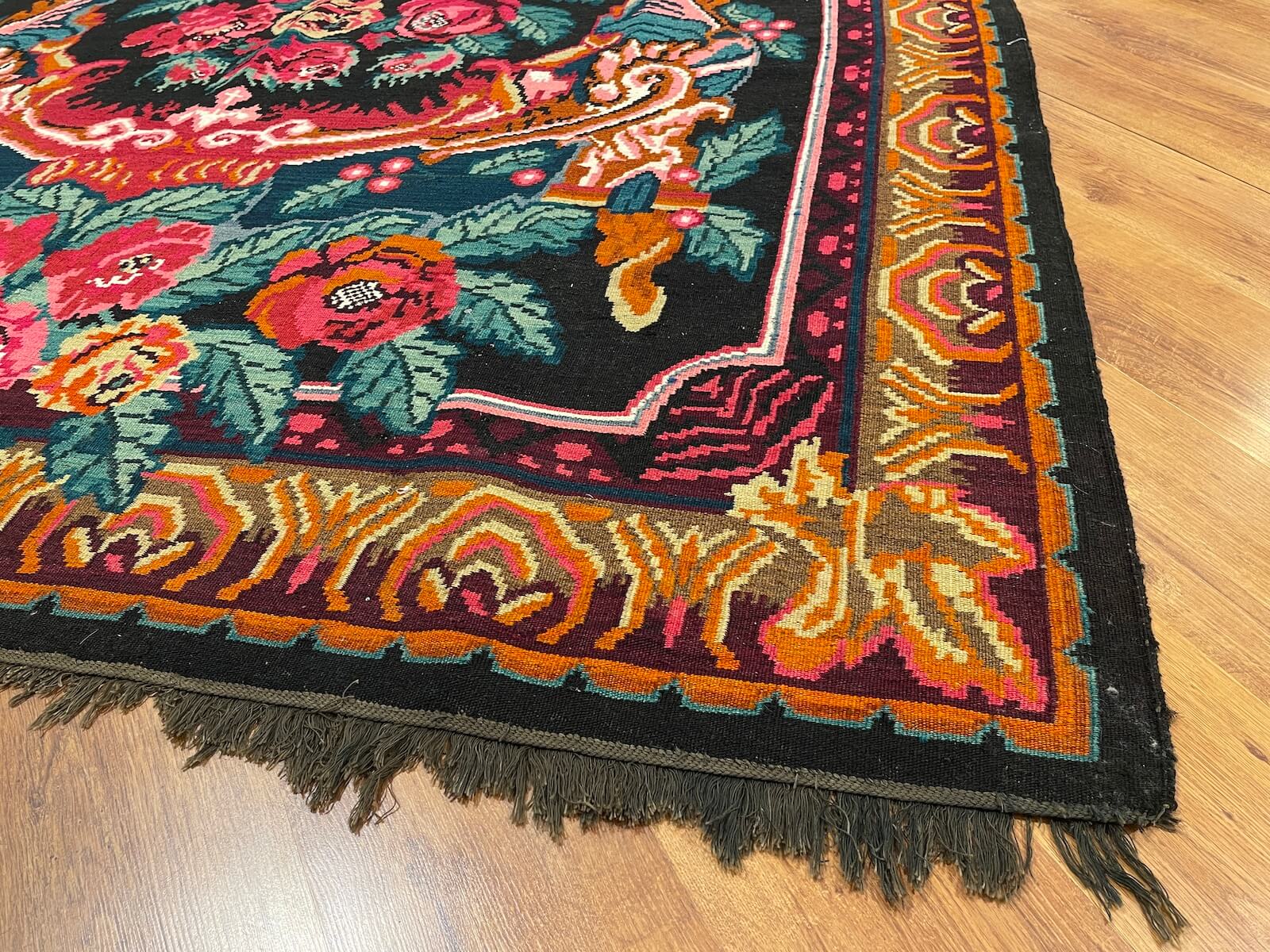 Original Eski Karabag Handwoven Kilim – 228X365 by Camel Carpet