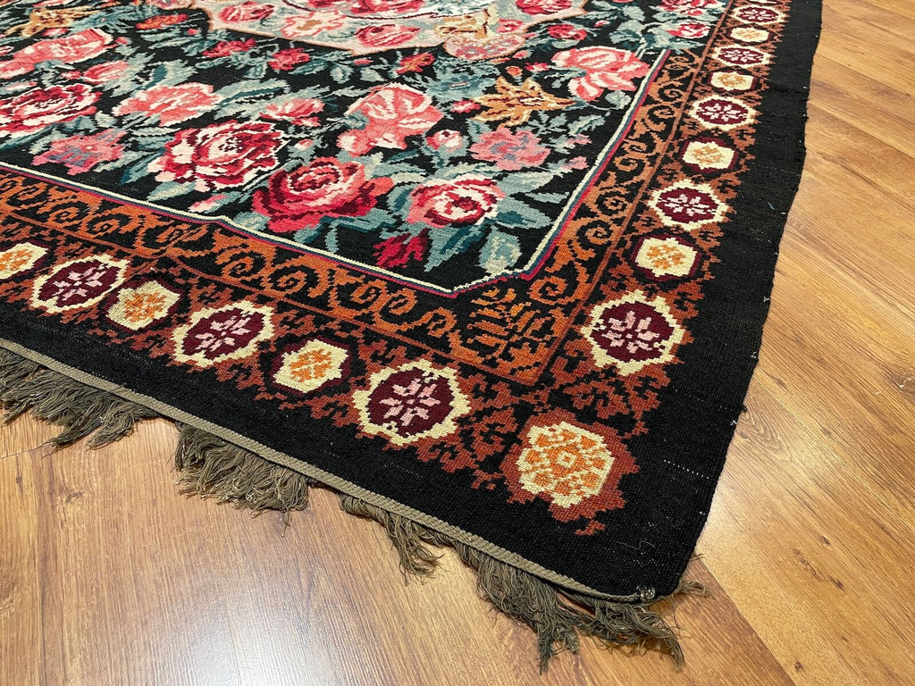 Original Eski Karabag Handwoven Kilim – 218X336 by Camel Carpet