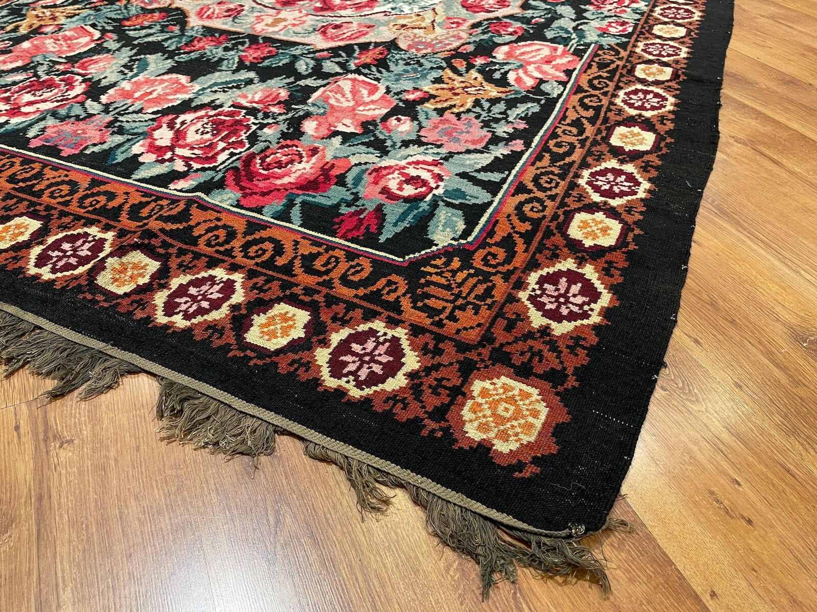 Original Eski Karabag Handwoven Kilim – 218X336 by Camel Carpet