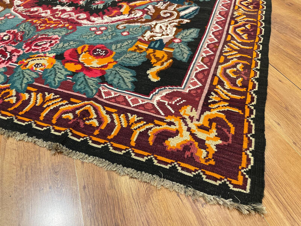 Original Eski Karabag Handwoven Kilim – 215X338 by Camel Carpet