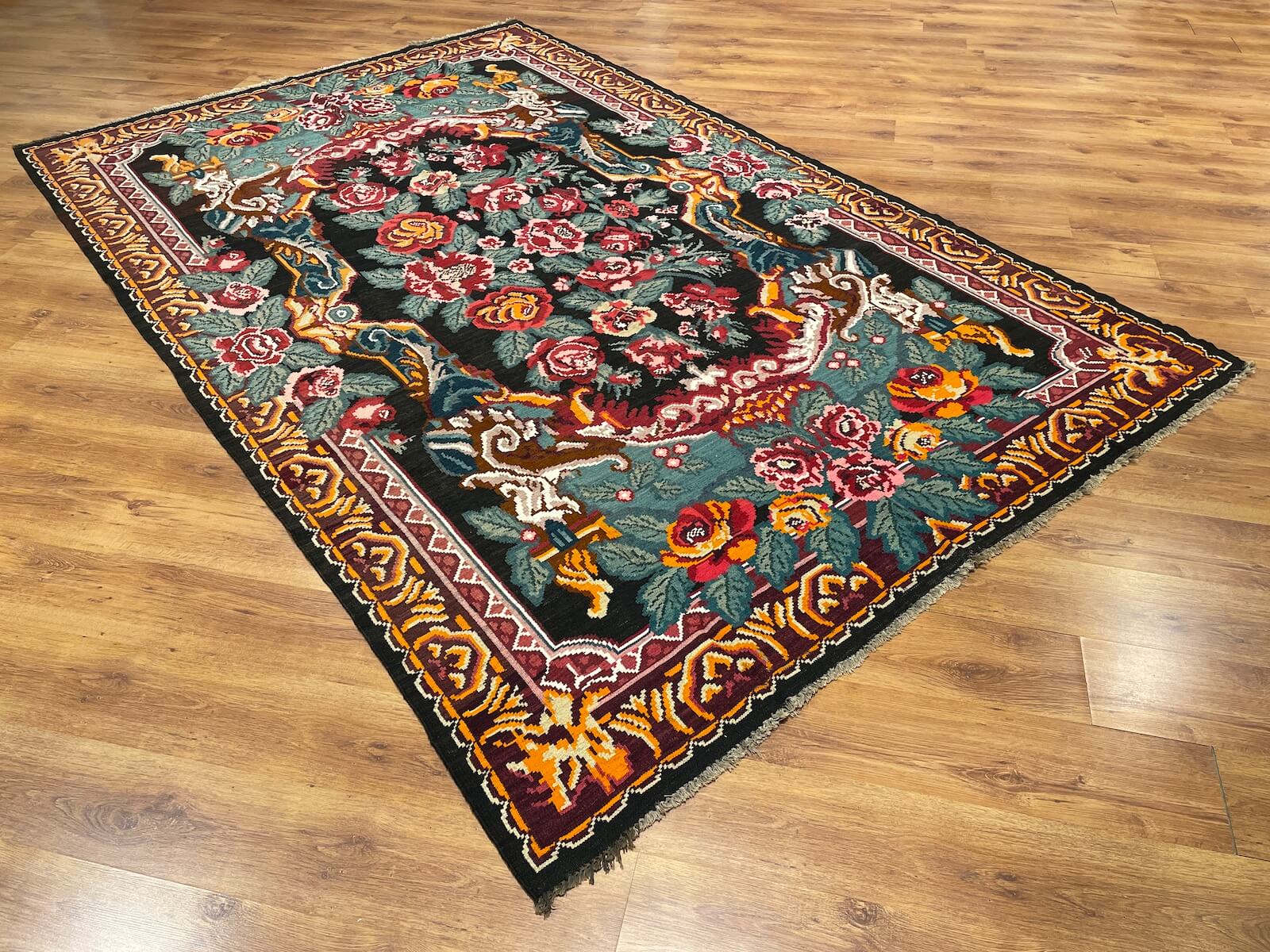 Original Eski Karabag Handwoven Kilim – 215X338 by Camel Carpet