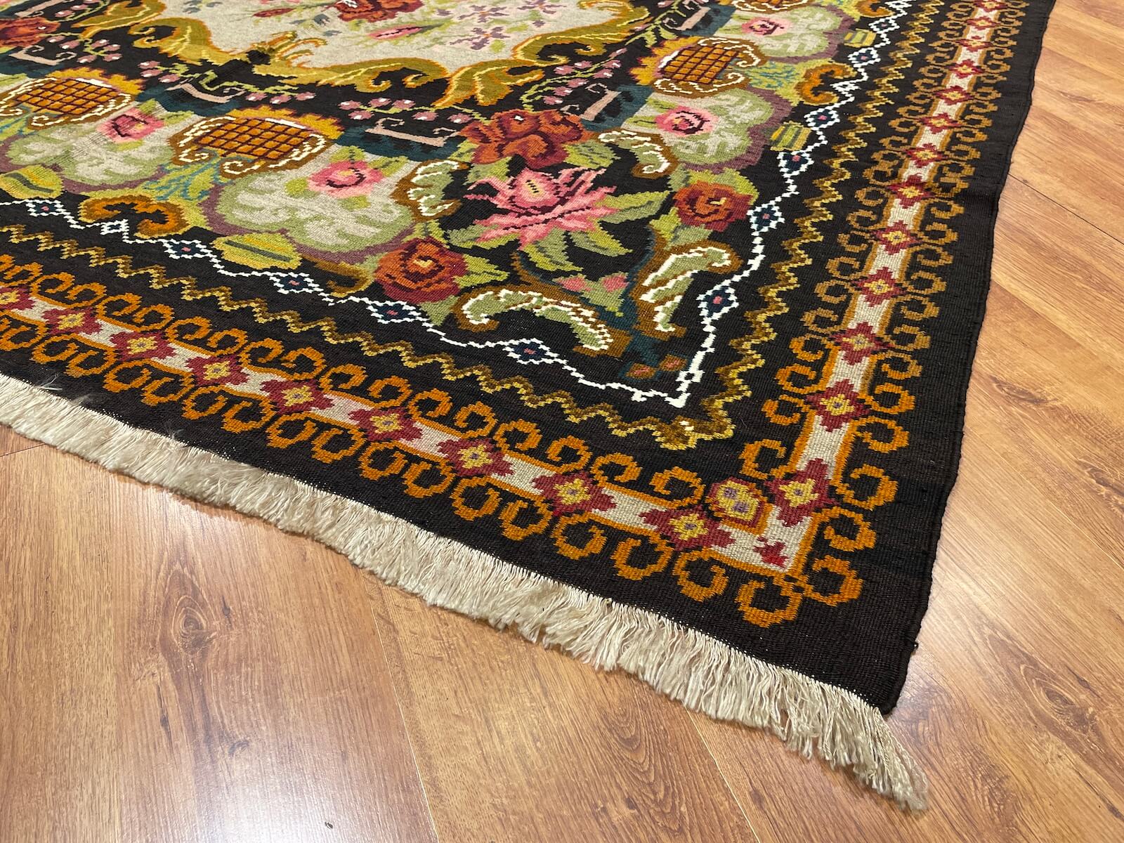 Original Eski Karabag Handwoven Kilim – 253X334 by Camel Carpet