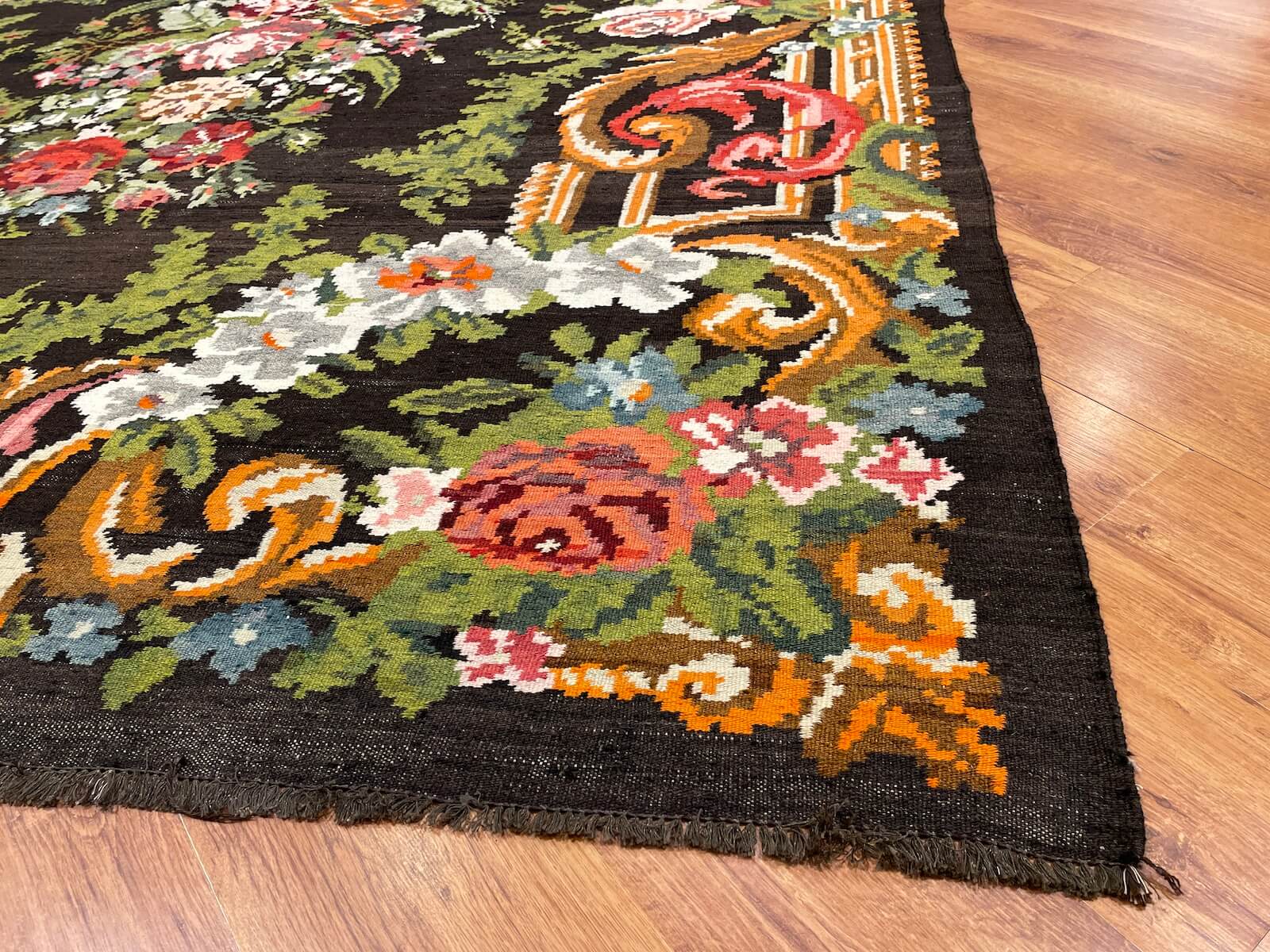 Original Eski Karabag Handwoven Kilim by Camel Carpet