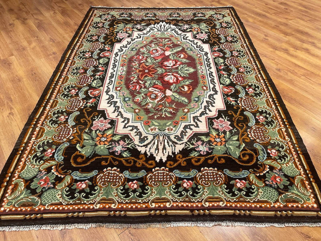 Original Eski Karabag Handwoven Kilim – 214X304 by Camel Carpet