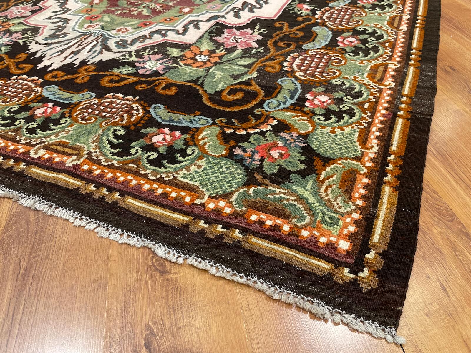 Original Eski Karabag Handwoven Kilim – 214X304 by Camel Carpet