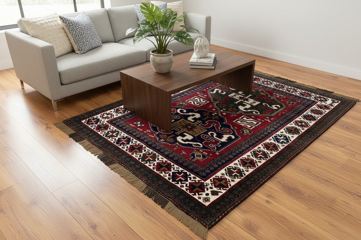 Kars Handwoven Rug – 064186 by Camel Carpet