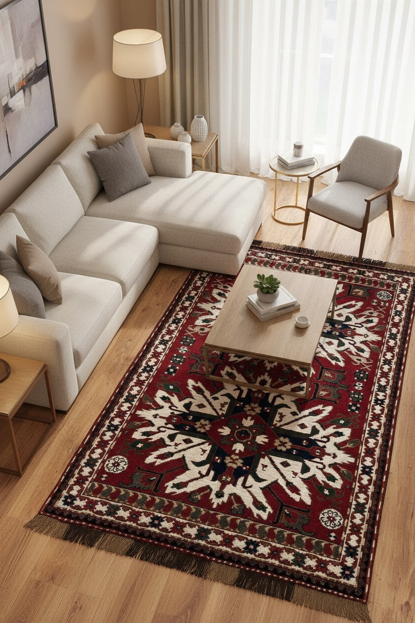 Kars Handwoven Rug – 064266 by Camel Carpet