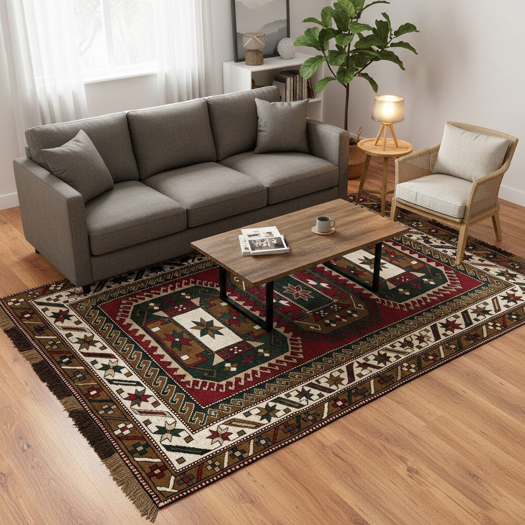 Kars Handwoven Rug – 064152 by Camel Carpet