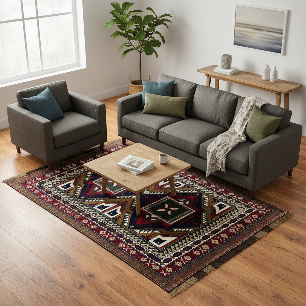 Kars Handwoven Rug – 064274 by Camel Carpet
