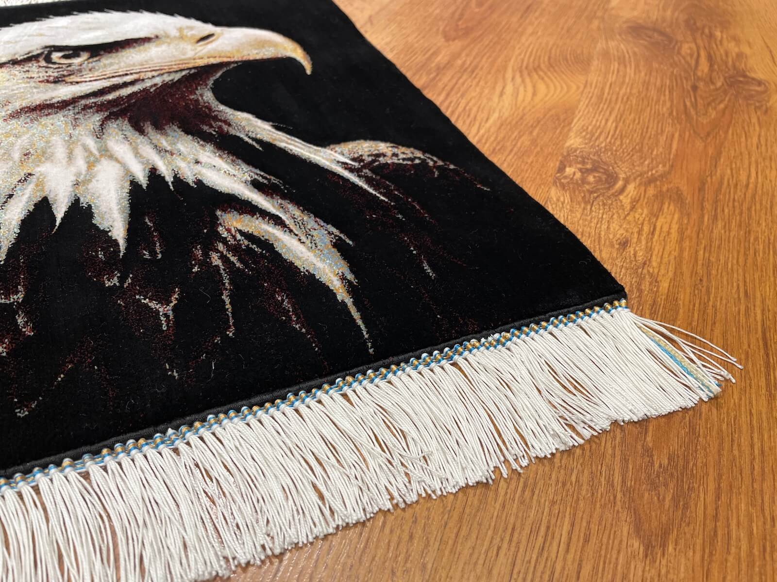 Kartal Patterned Tablo Bamboo Rug by Camel Carpet