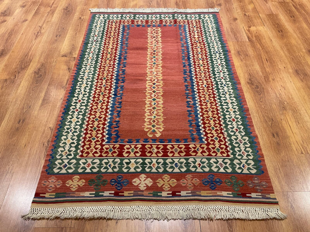 Kirmen Handwoven Kilim – 030884 by Camel Carpet