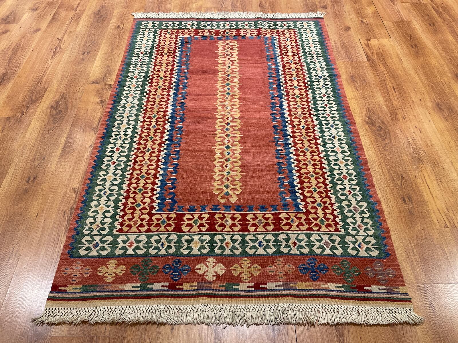 Kirmen Handwoven Kilim – 030884 by Camel Carpet