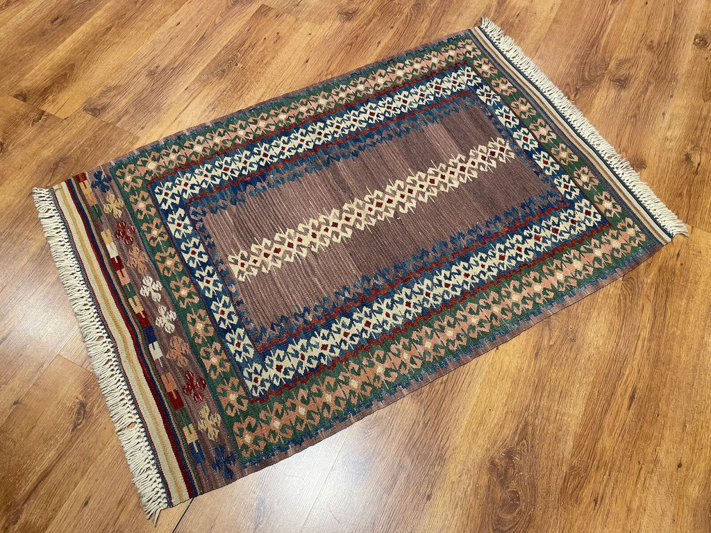 Kirmen Handwoven Kilim – 030904 by Camel Carpet