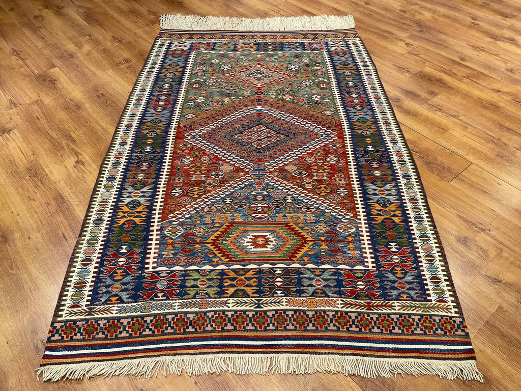 Kirmen Handwoven Kilim – 146X223 by Camel Carpet