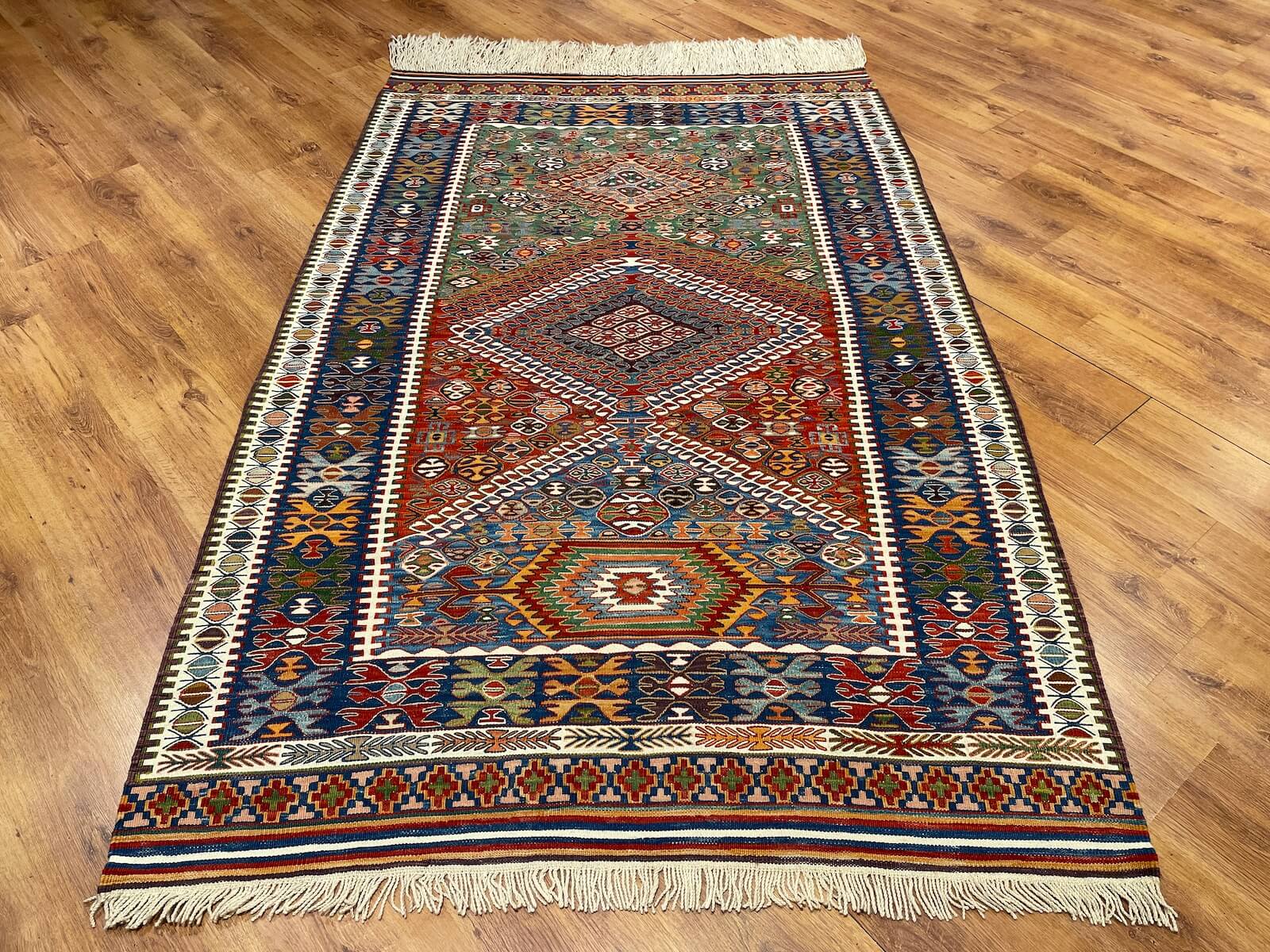 Kirmen Handwoven Kilim – 146X223 by Camel Carpet