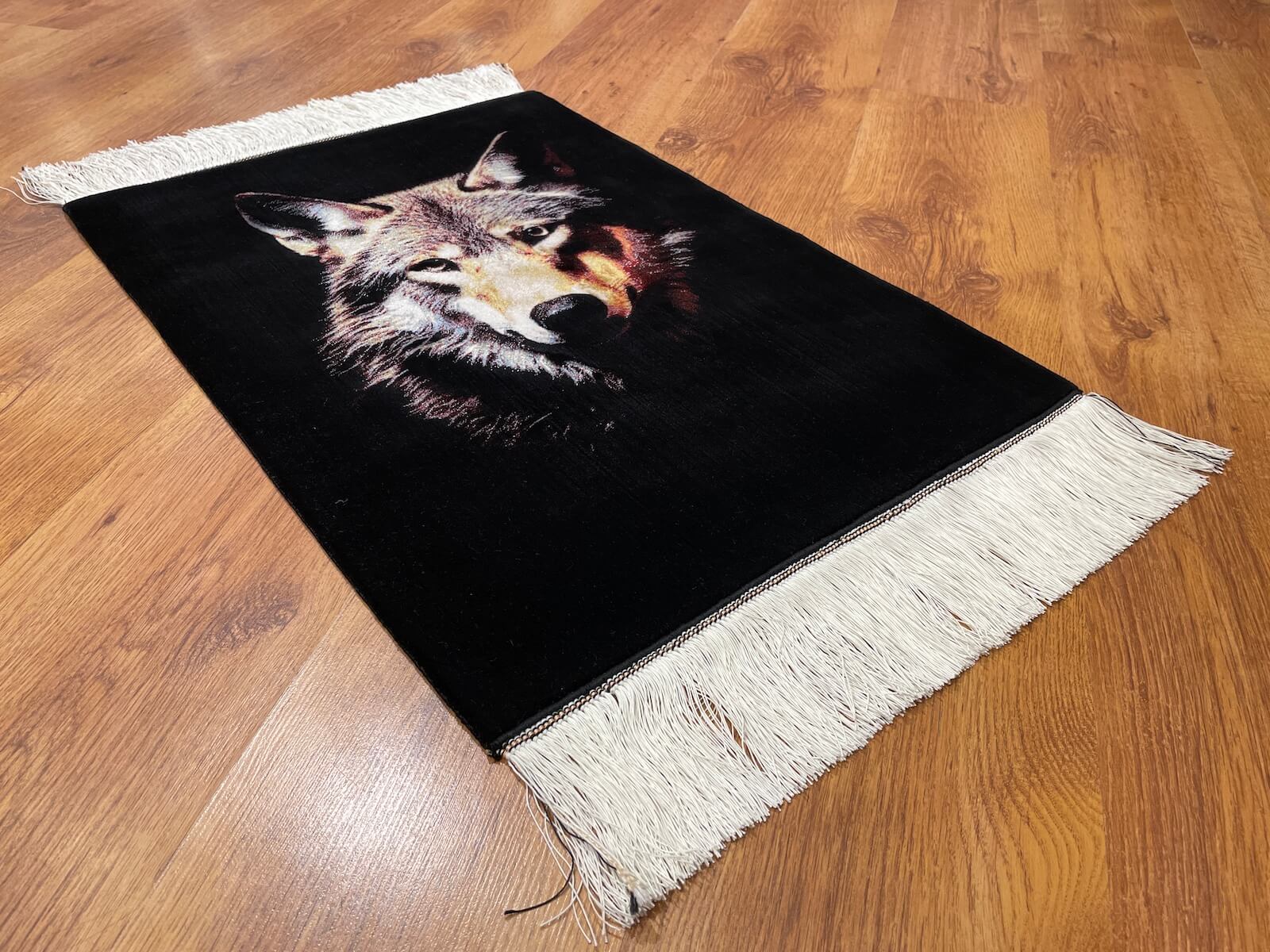 Kurt Patterned Tablo Bamboo Rug by Camel Carpet