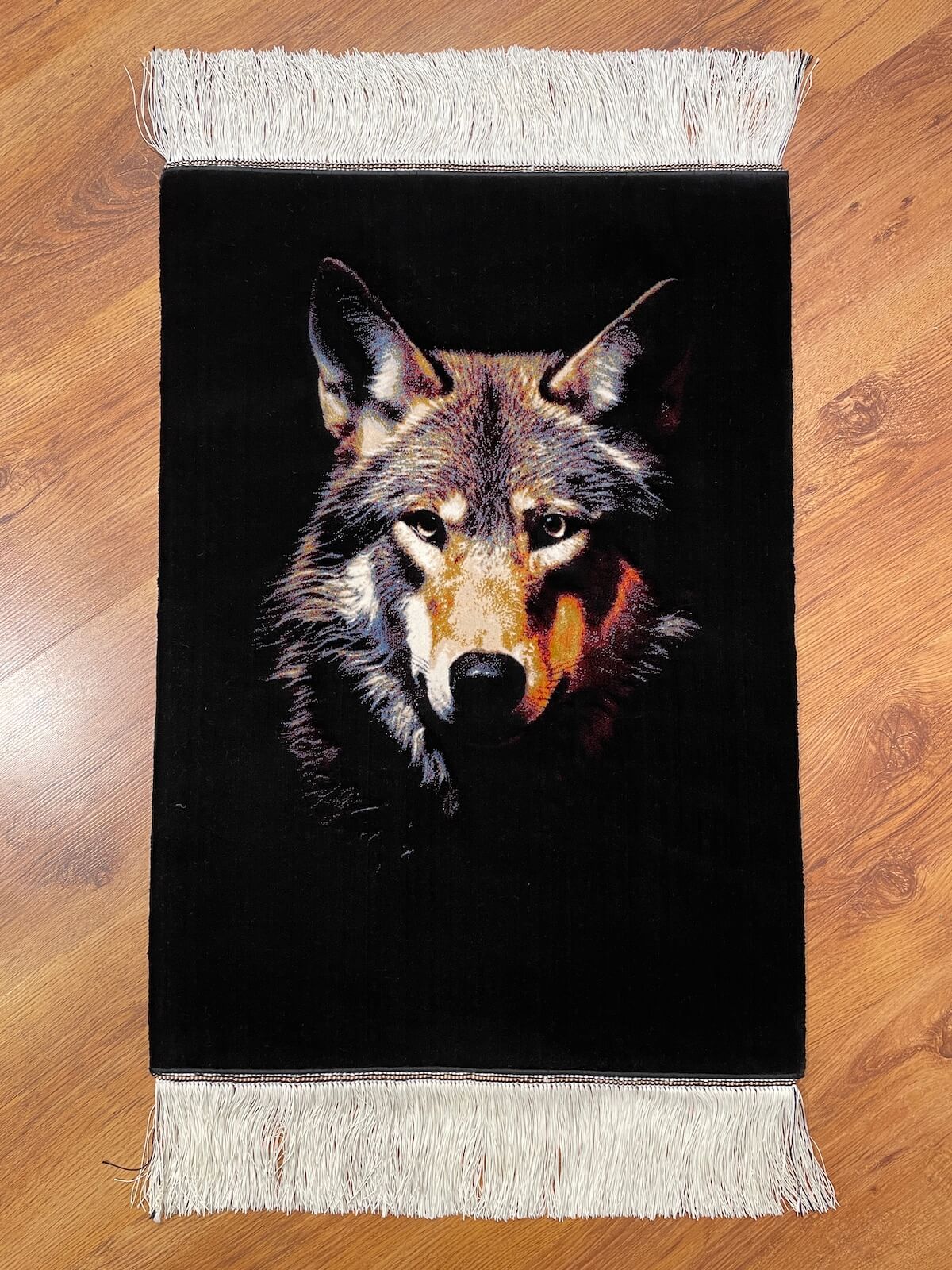 Kurt Patterned Tablo Bamboo Rug by Camel Carpet