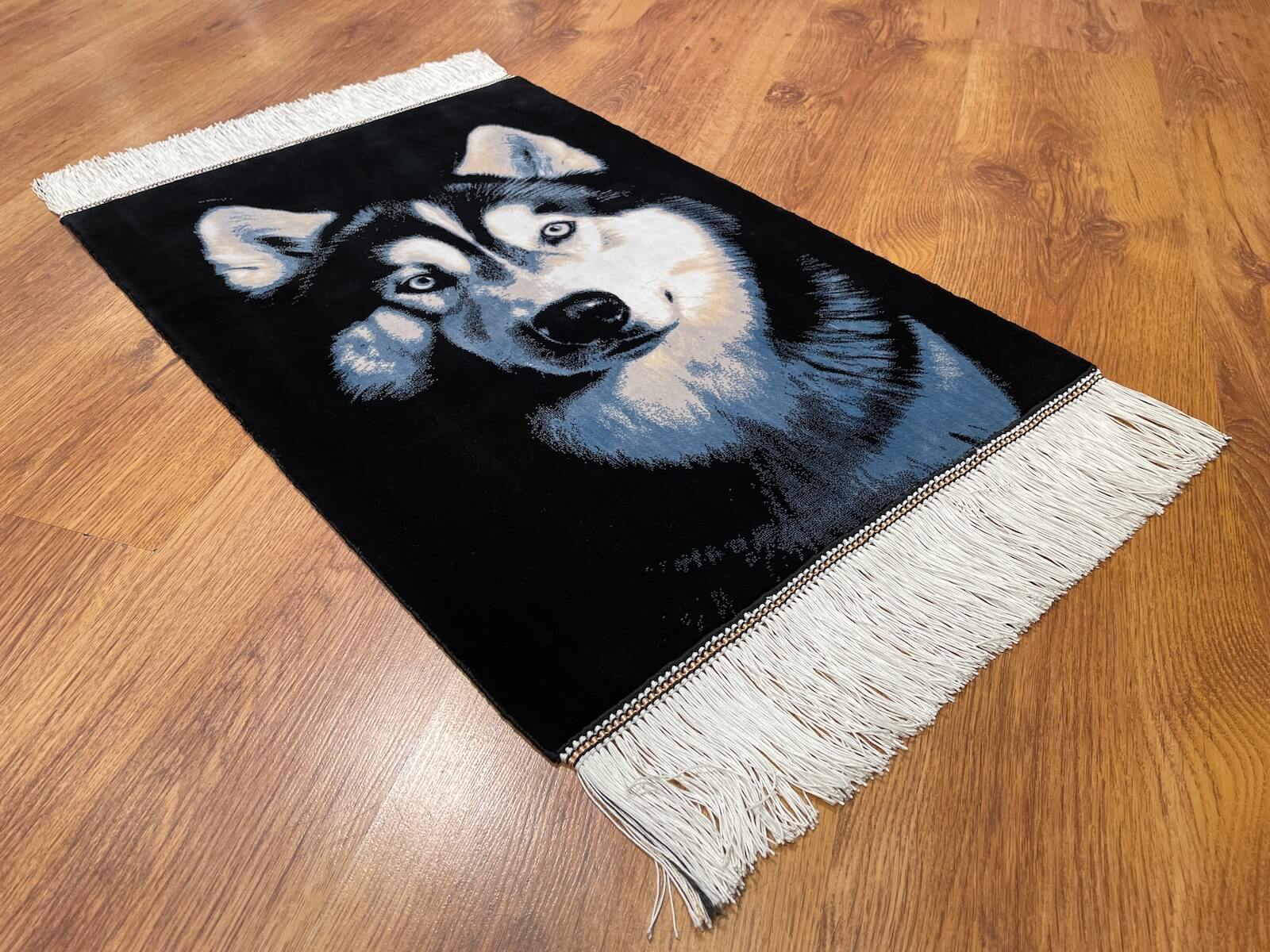 Kurt Patterned Tablo Bamboo Rug by Camel Carpet