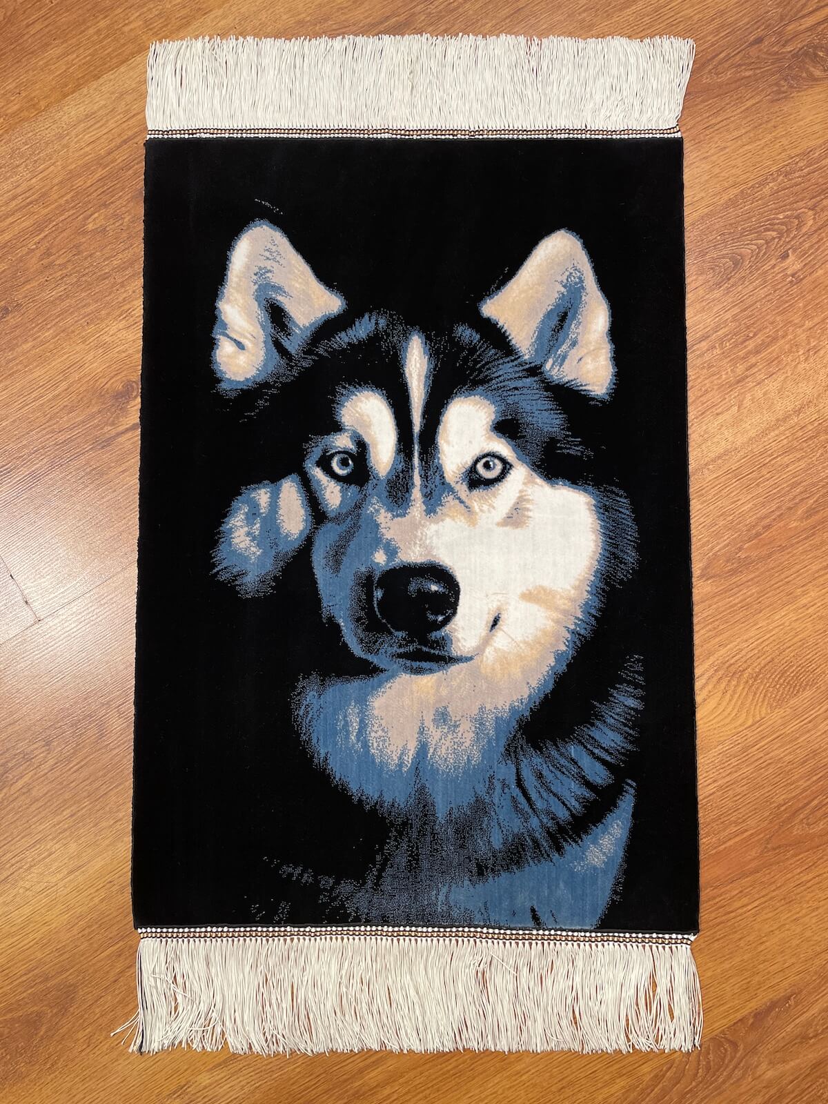 Kurt Patterned Tablo Bamboo Rug by Camel Carpet