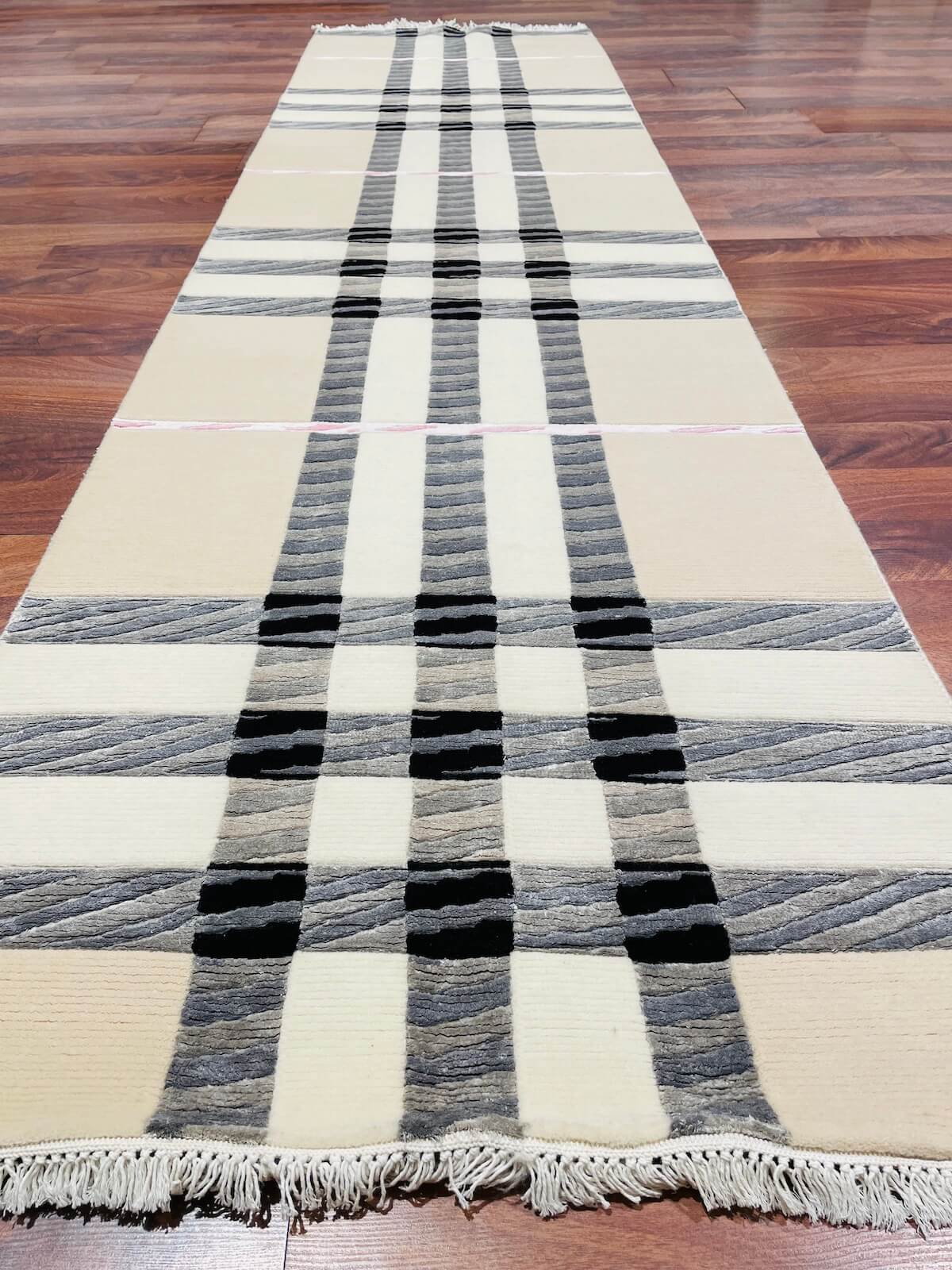 London Series Nepal Handwoven Runner Rug by Camel Carpet