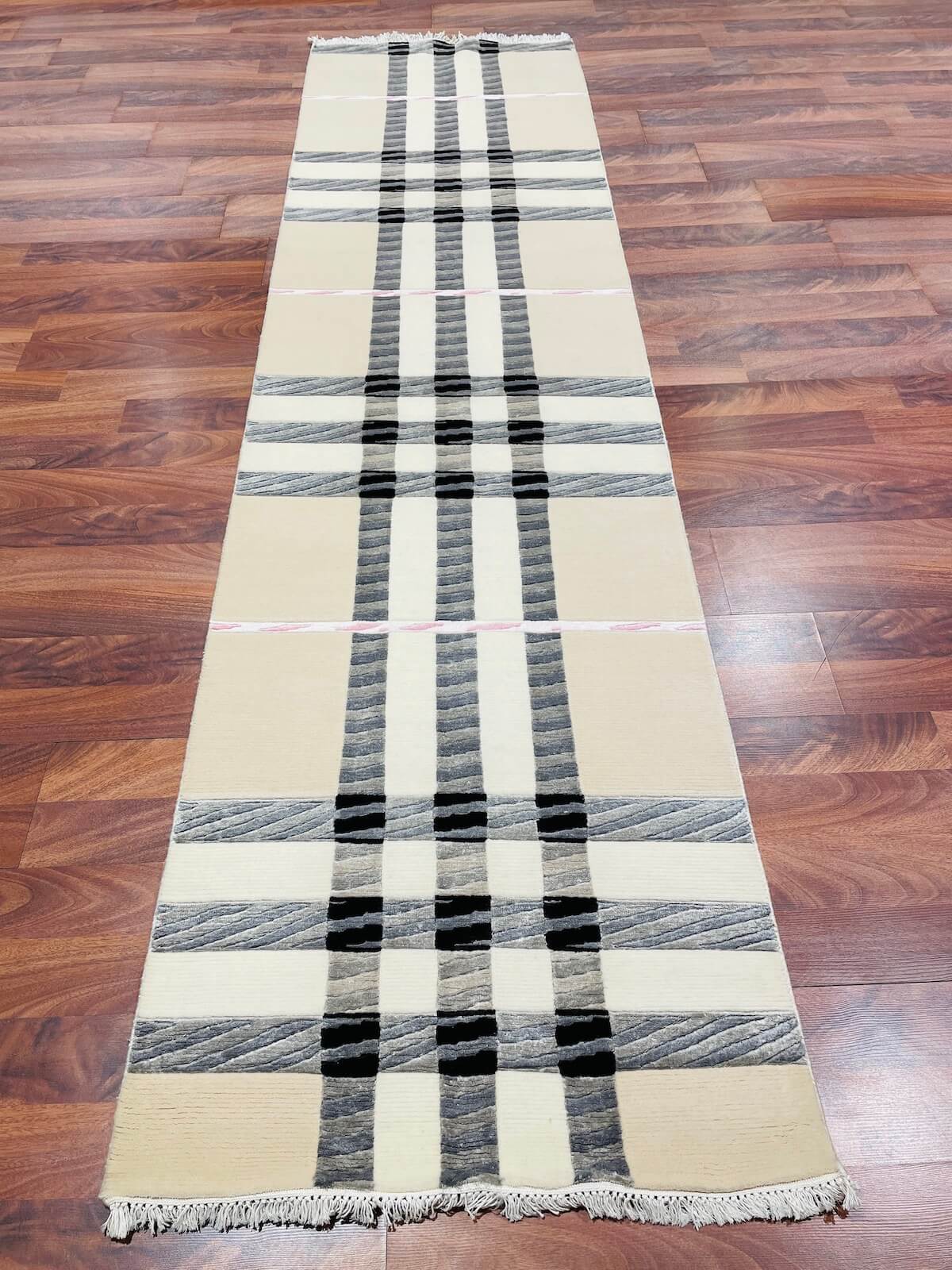 London Series Nepal Handwoven Runner Rug by Camel Carpet