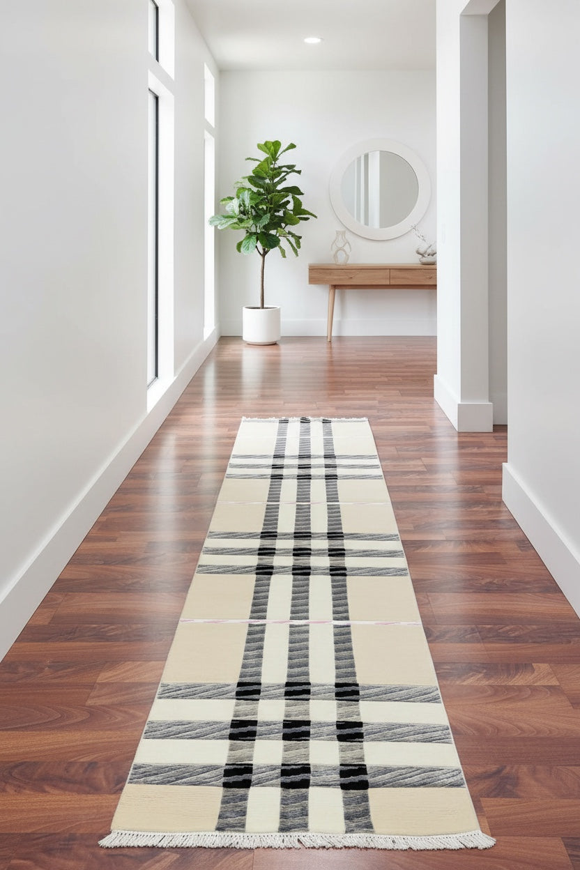 London Series Nepal Handwoven Runner Rug by Camel Carpet