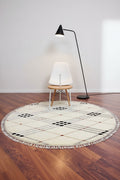 London Series Nepal Handwoven Round Rug by Camel Carpet
