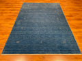 Lori Handwoven Blue Wool Rug – 170X240 by Camel Carpet