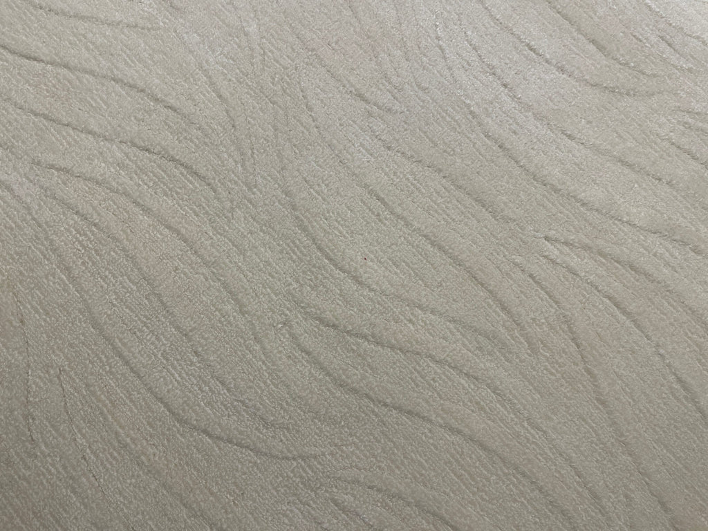 Lori Handwoven Cream Wool Rug by Camel Carpet