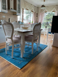 Lori Handwoven Blue Wool Rug – 120X180 by Camel Carpet